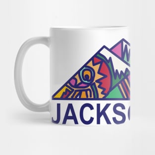 Jackson Hole, Wyoming Decal Mug